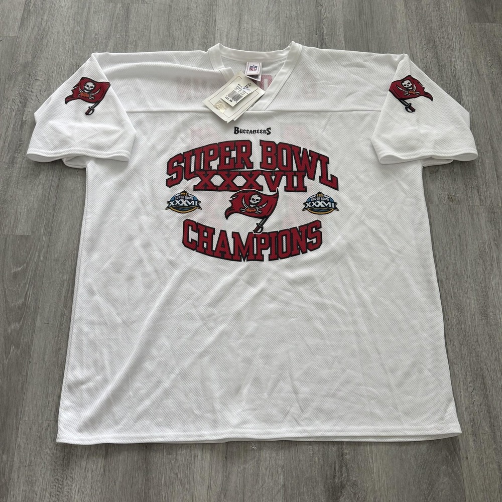 NWT Tampa Bay Buccaneers Jersey Mens 2XL NFL Football Super Bowl XXXVII Johnson